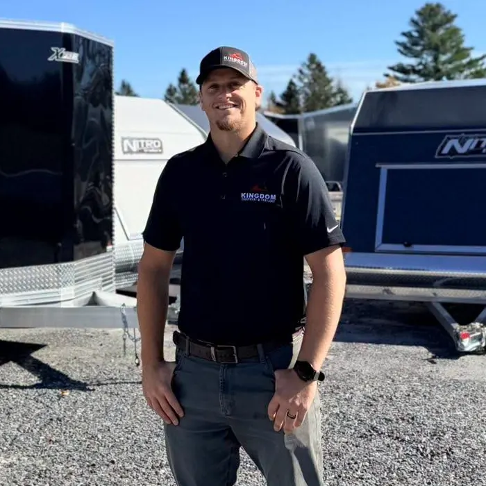 James Gingue, Sales at Kingdom Equipment & Trailers in Danville, VT