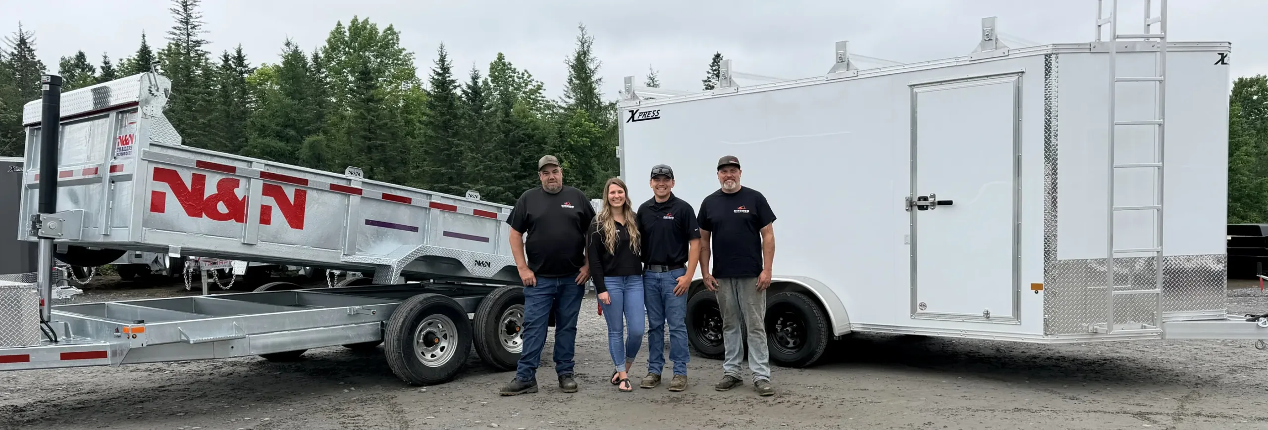 Kingdom Equipment & Trailers Team with N&N and Xpress Trailers in Danville, VT